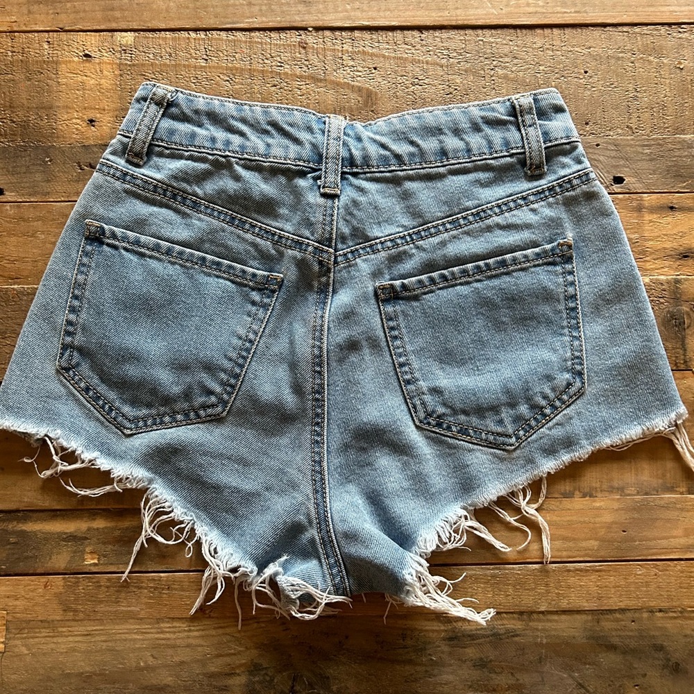 Forever 21 high rise denim shorts